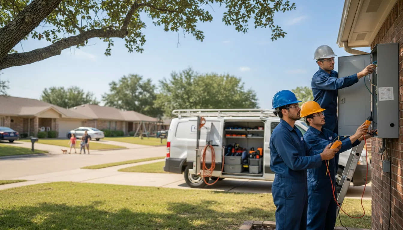 Certified electrician providing emergency electrical services in Hull, GA